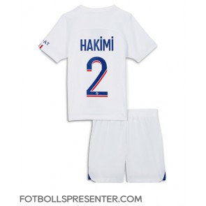 Paris Saint-Germain Achraf Hakimi #2 Tredje tröja Barn 2022-23 Kortärmad (+ korta byxor)